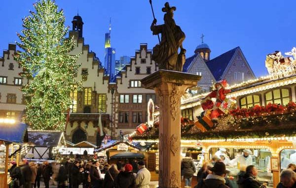 Blick auf den Weihnachtsmarkt - © Tourismus+Congress GmbH Frankfurt am Main